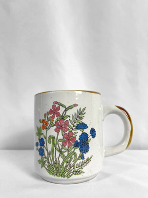 Single Vintage Speckled Coffee Cup